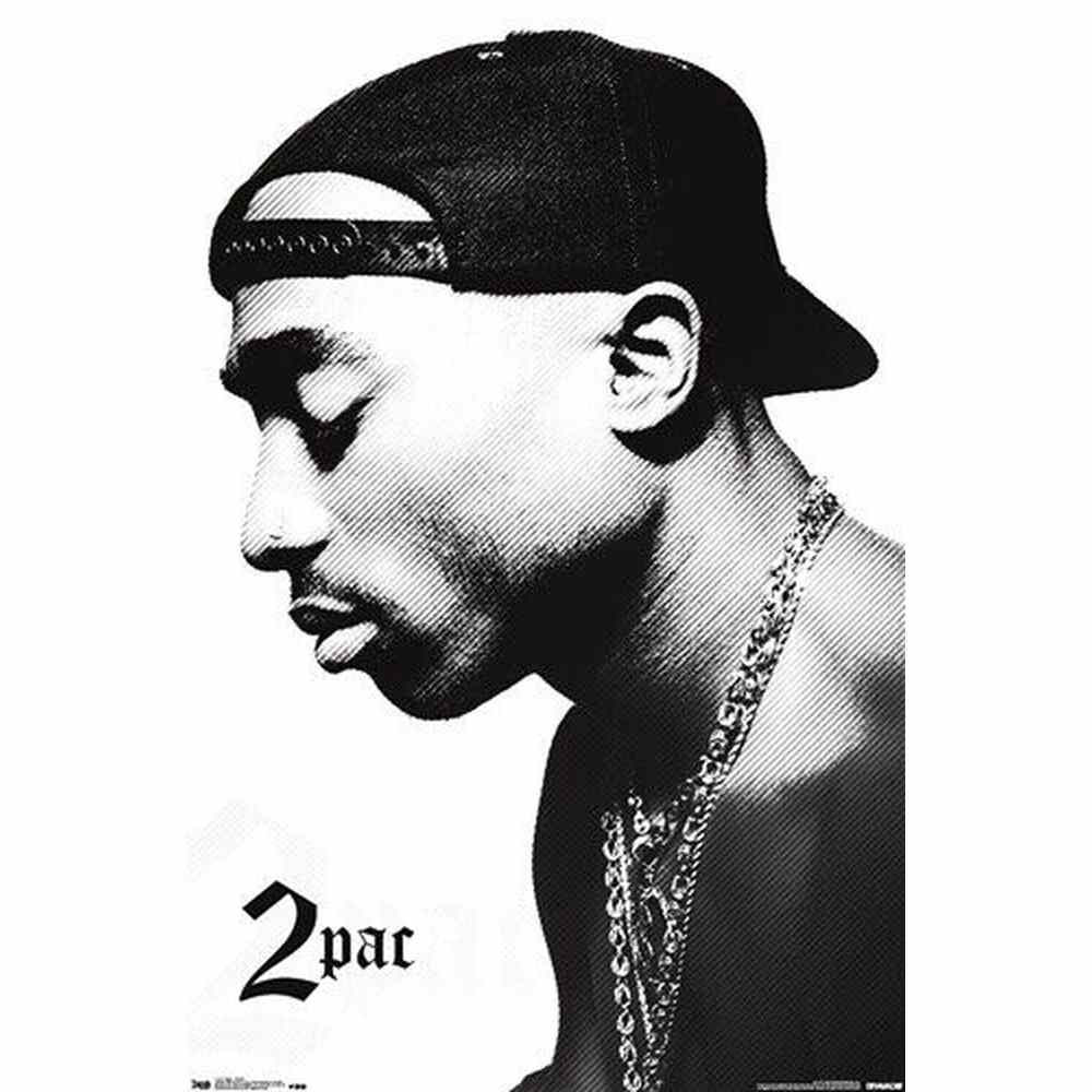 Tupac Shakur Profile Image Poster 22.375" x 34" NEW! Home & Garden:Home Décor:Posters & Prints Style Your Walls